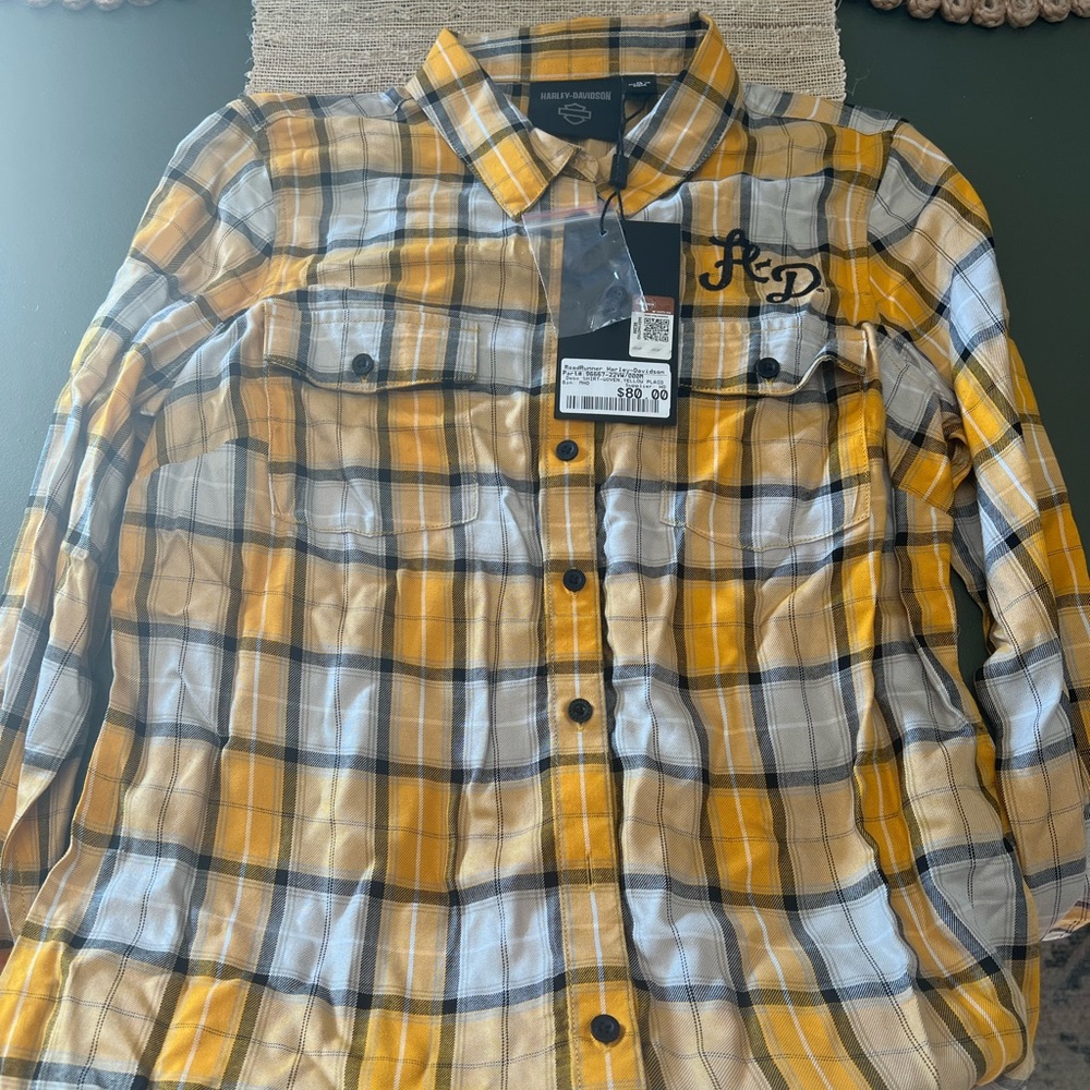 Harley-Davidson plaid shirt - Sz M - BNWT